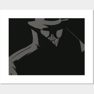 Abstract Masked Detective Inverted Posters and Art